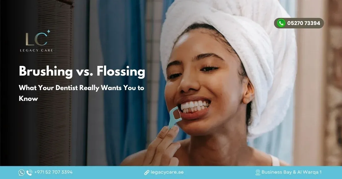 Brushing vs. Flossing: What Your Dentist Really Wants You to Know
