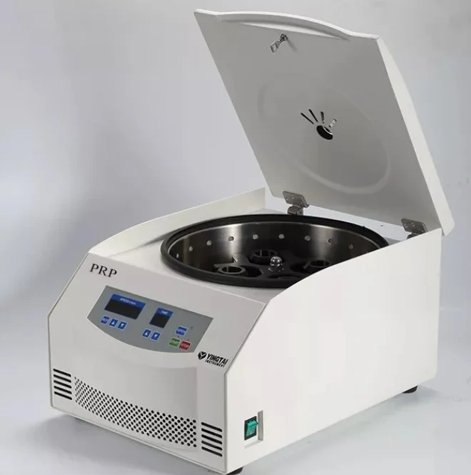 Platelet-rich plasma equipment illustration from the original clinic website