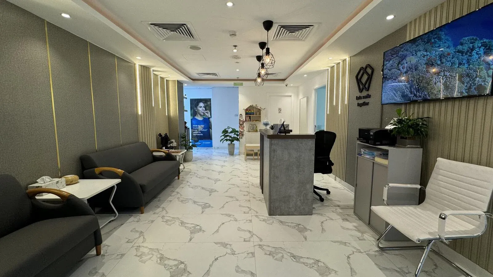 The welcoming reception at Legacy Care